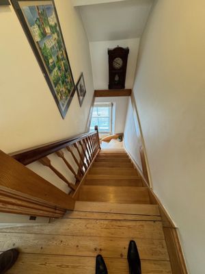 Stairs from Second Floor- click for photo gallery